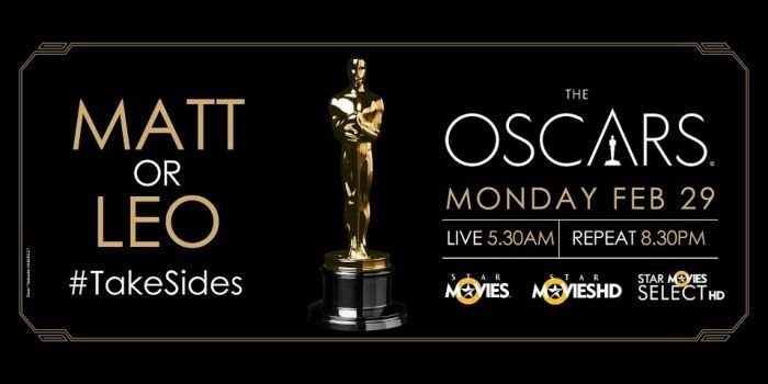 Star Movies, Star Movies Select HD and Hotstar to exclusively host The 88th Academy Awards on 29th February Live at 5:30 AM and Repeat at 8: 30 PM