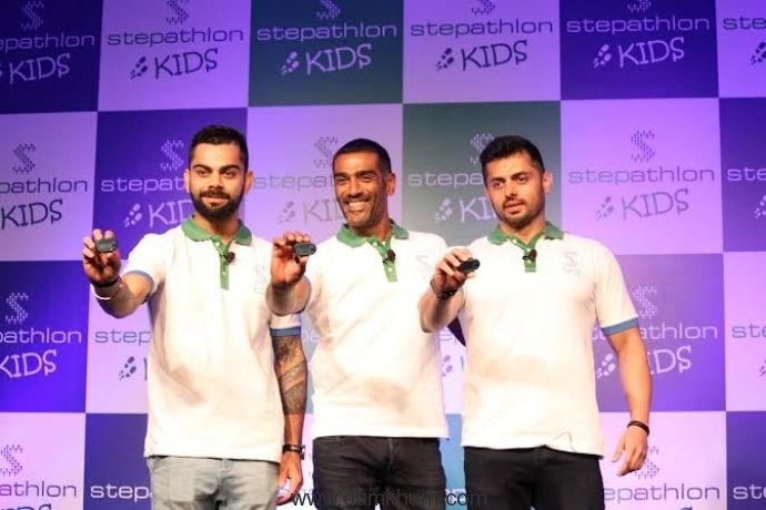 Virat Kohli urges children to take active steps towards a healthy lifestyle with the launch of STEPATHLON KIDS