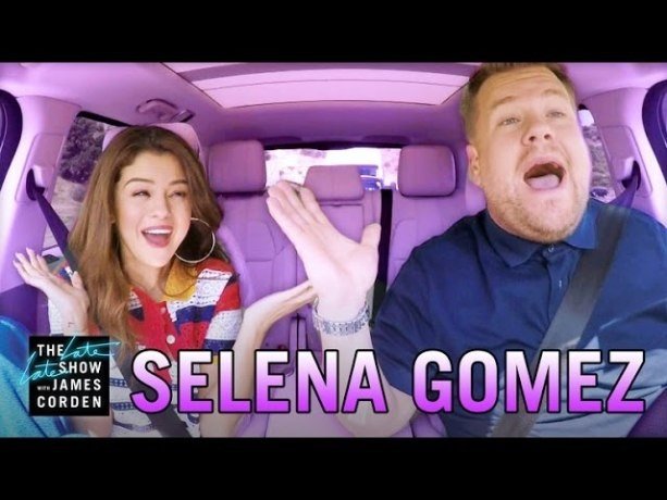 Selena’s Carpool Karaoke with James Corden breaks the internet!