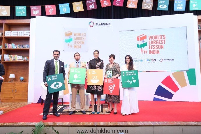 Sonam Kapoor attended The World’s Largest Lesson India Launch on National Teachers Day !