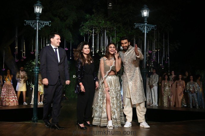 AMBASSADOR OF FRANCE, H.E. MR ALEXANDRE ZIEGLER, HOSTS A SOIRÉE CELEBRATING BEFIKRE WITH STARS RANVEER SINGH AND VAANI KAPOOR AS SHOWSTOPPERS FOR   ‘THE IVORY KISS’