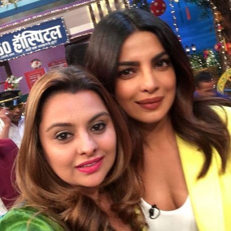 Priyanka Chopra promoting their upcoming film Sarvann