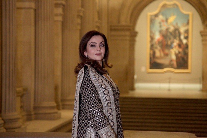 Nita Ambani honoured by The Metropolitan Museum of Art for her philanthropic efforts, in New York