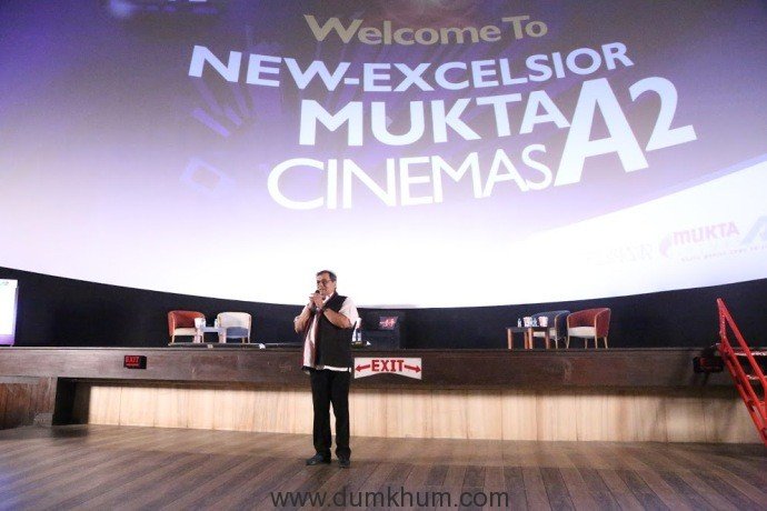 Subhash Ghai reunites with Ram Lakhan team at the launch of Mukta Cinemas A2 New Excelsior theater in Mumbai-