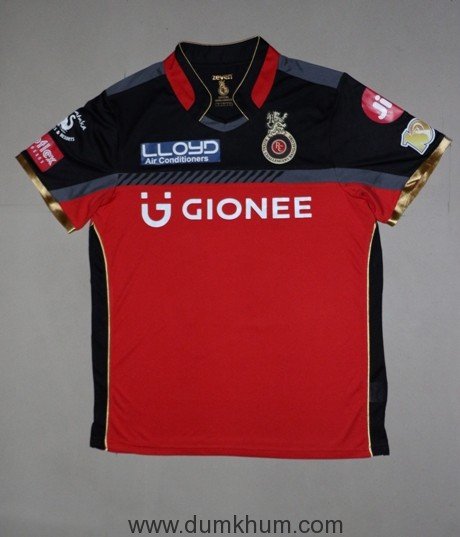 RCB Playing Jersey_Gionee