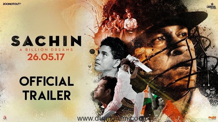 Sachin Tendulkar launches trailer of ‘Sachin – A Billion Dreams’