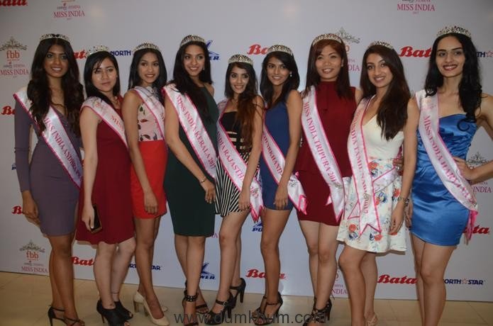 10 state winners of fbb Colors Femina Miss India 2017 visited Bata Store at Hill Road, Bandra (W), to share their style tips and trends with young customers
