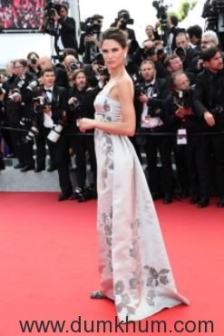 L’Oréal Paris ambassador Bianca Balti on Day 7 of red carpet at Cannes Film Festival 2017