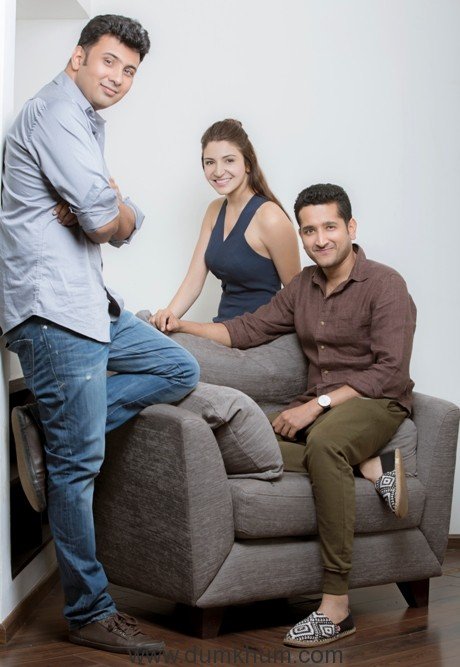 Pari, the next co-production of Clean Slate Films with KriArj Entertainment,starring Anushka Sharma & Parambrata Chatterjee and directed by Prosit Roy will go on floors in June17. (L-R)- Director Pros