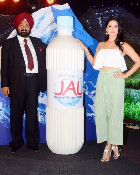 SUNNY LEONE UNVEILS JAL NATURAL MINERAL WATER--