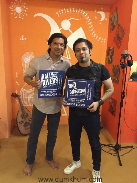 Shaan joins hand with Sachin Gupta to croon an anthem for 'Ralley For Rivers' campaign