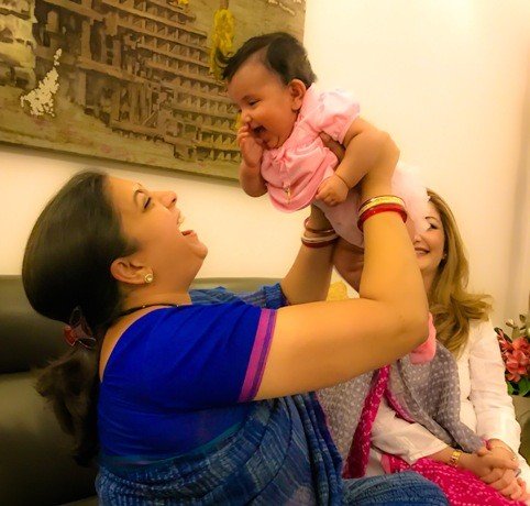 Smriti Irani Met Adnan Sami’s Daughter Medina