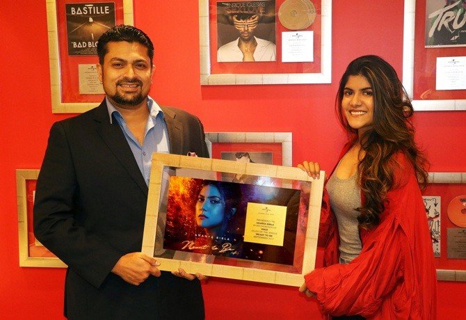 ANANYA BIRLA’S 2nd INTERNATIONAL SINGLE “MEANT TO BE” CERTIFIED `GOLD’