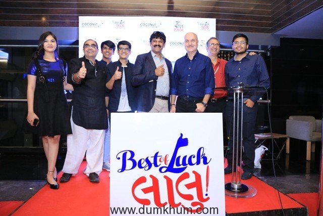 Anupam Kher attends the premiere of Gujarati Film Best of Luck Laalu