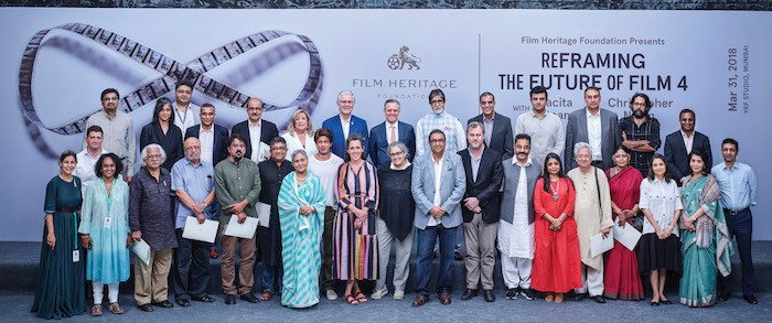 The only picture of the Stalwarts from the world at the RoundTable Discussion of Reframing the Future of Film
