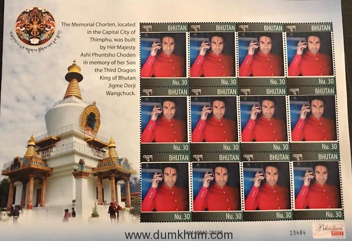 Bhutan Issues Special Stamp Featuring Sandip Soparrkar and Dance for a Cause