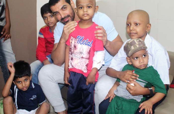 John Abraham visited Bai Jerbai Wadia Hospital and celebrated Independence day