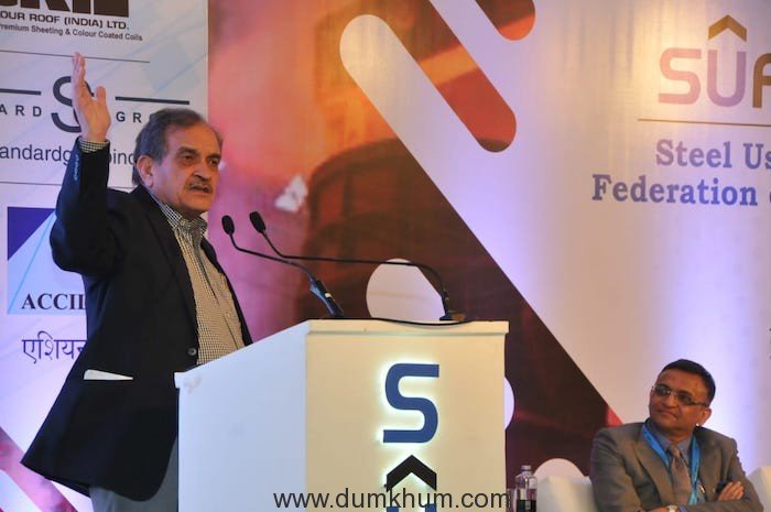 The Union Steel Minister Shri Chaudhary Birender Singh gave away Steel Awards 2018-1