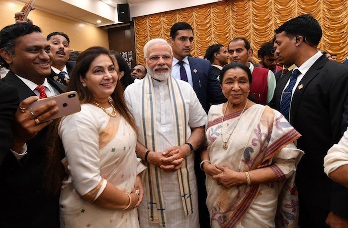 The Prime Minister Shri Narendra Modi arrived at Film Division for inauguration of National Museum of Indian Cinema in Mumbai on January 19, 2019