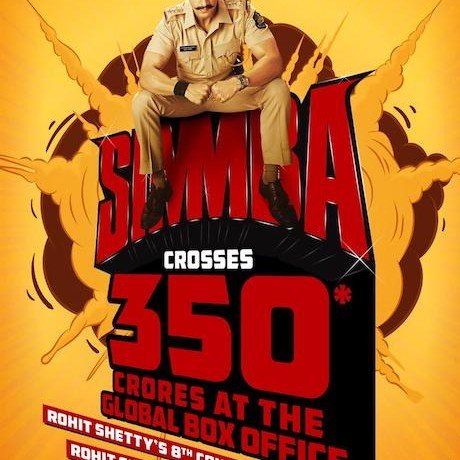 SIMMBA BECOMES BIGGEST BOLLYWOOD BOX OFFICE BLOCKBUSTER !