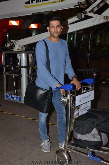 Tumbbad Actor Sohum Shah at Airport
