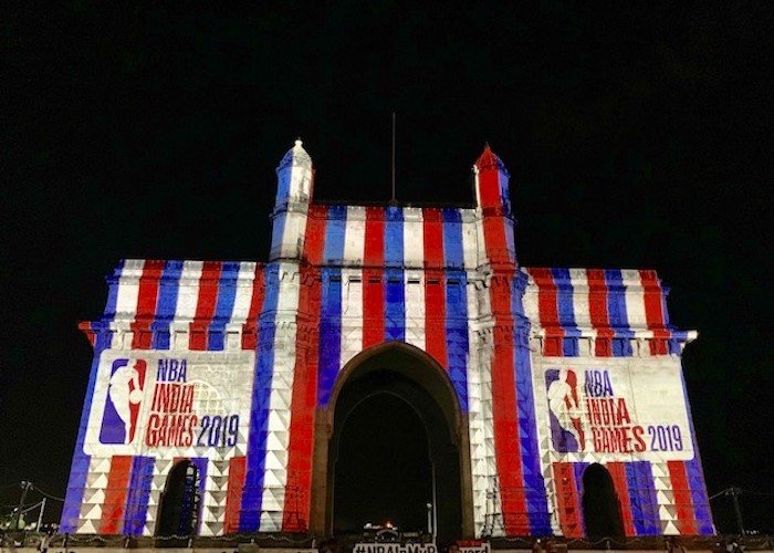 NBA Lights Up The Gateway of India