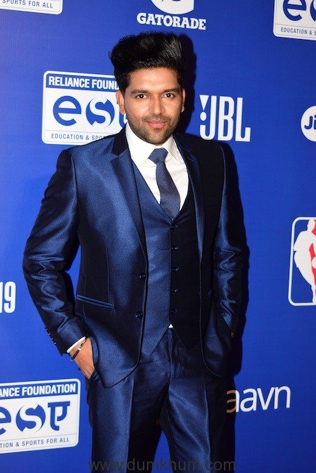 Guru Randhawa at the first ever preseason games, the NBA India Games 2019, between the Sacramento Kings and Indiana Pacers,at the Dome, NSCI on October 05, 2019