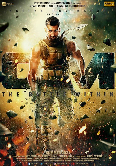 Aditya Roy Kapur redefines hot in his full-blown action hero look on the poster of Om: The Battle Within