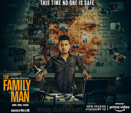 Manoj Bajpayee returns as The Family Man available on Amazon Prime Video from 12th February 2021