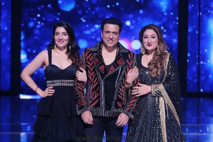 Govinda shows off his romantic side during the Indian Pro Music League Grand Premiere