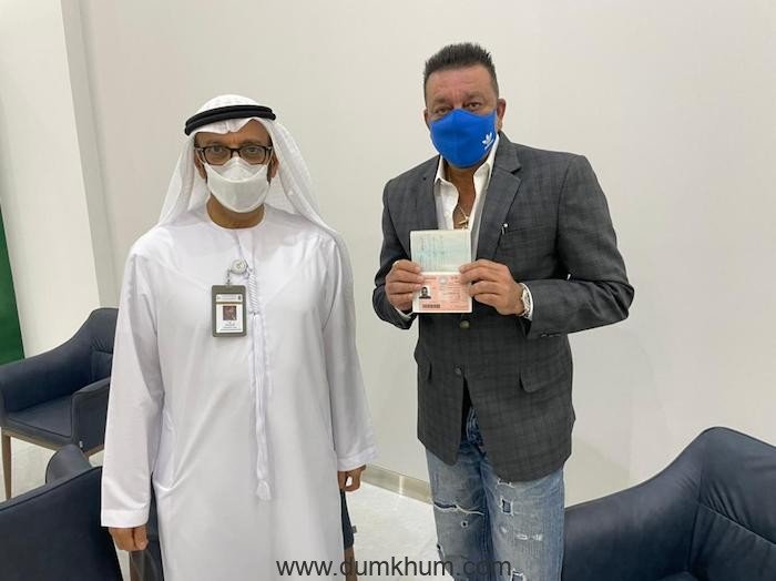Sanjay Dutt Humbled on receiving UAE’s Golden Visa !