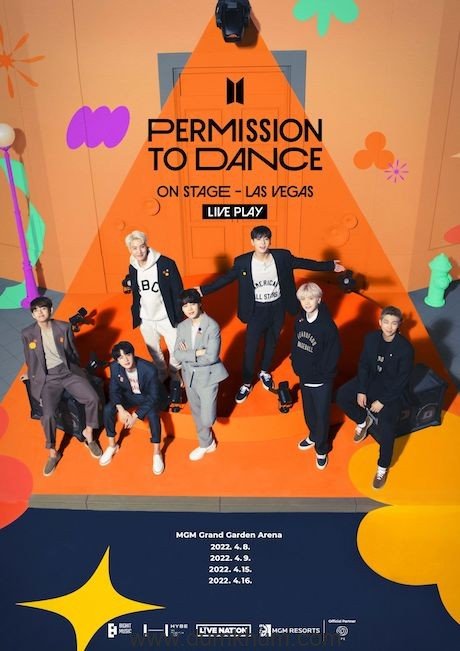 BTS TO CONTINUE THEIR WORLD TOUR WITH   ‘BTS PERMISSION TO DANCE ON STAGE – LAS VEGAS’ IN APRIL