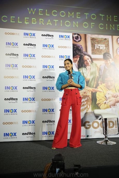 National Crush and Bollywood Debutant Rashmika Mandanna visits capital city Delhi to promote her big release ‘GOODBYE’!