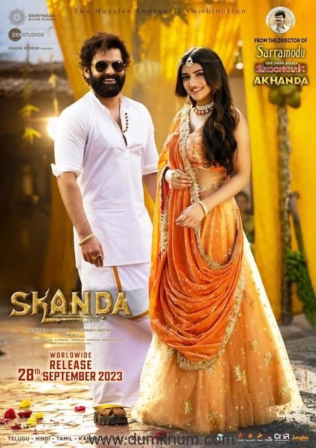 Blockbuster Maker Boyapati Sreenu, Ustaad Ram Pothineni, Srinivasaa Chitturi, Srinivasaa Silver Screen’s Skanda Releasing On September 28th