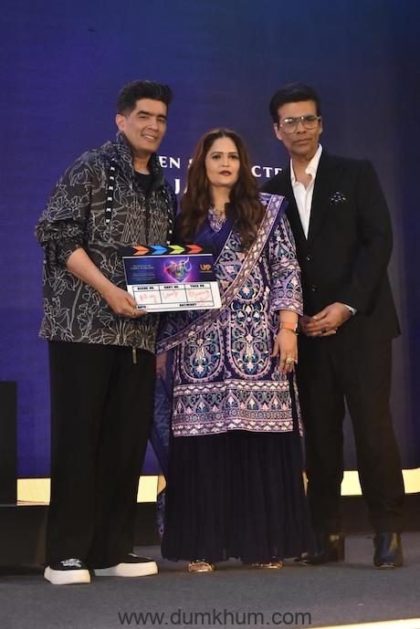 Karan Johar and Manish Malhotra Launch Usha Kakade’s Production House – Welcomes Her To Movie Industry