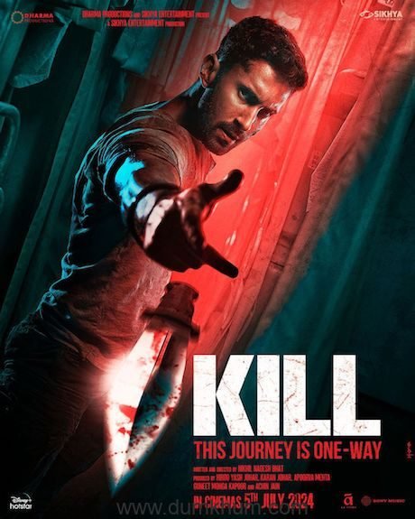 Kill becomes the first Hindi Movie to release in over 1000 screens in North America.