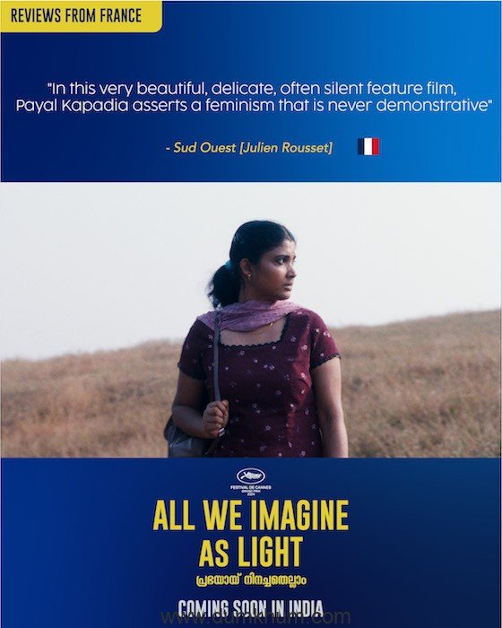 All We Imagine as Light Opens to Critical Acclaim in France, Released Across 185 Theatres