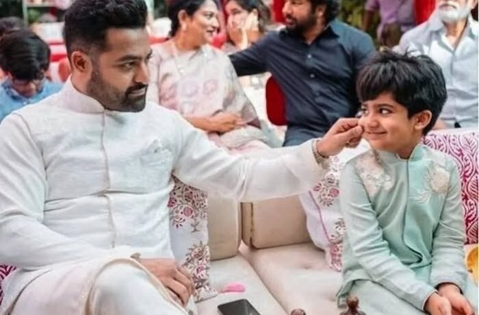 Man of Masses NTR Jr. and son Bhargav Ram’s adorable picture goes viral