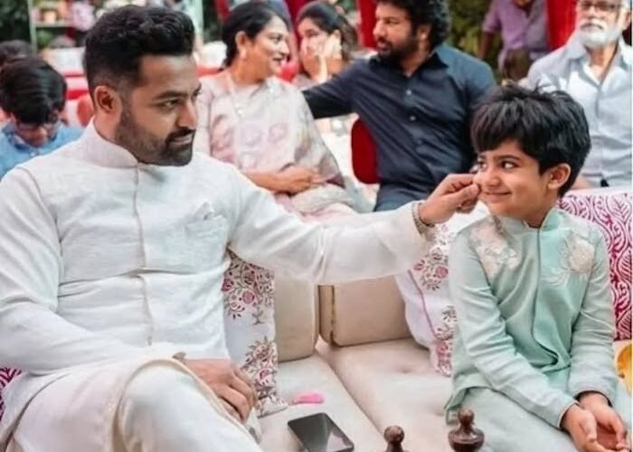 Man of Masses NTR Jr. and son Bhargav Ram’s adorable picture goes viral