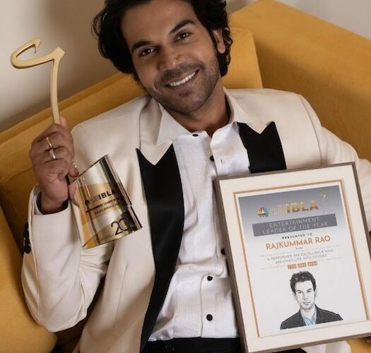 Rajkummar Rao Honored as Entertainment Leader of the Year at CNBC-TV18 India Business Leader Awards